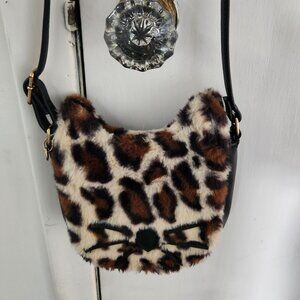 Leopard Print Kitty Purse